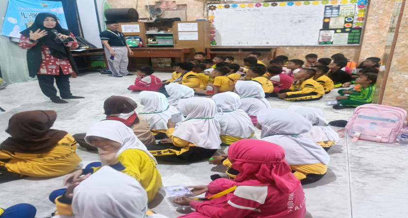 Pendampingan Kegiatan Matsama Oleh Pengawas Madrasah Ibu Erika Rahmawati M.Pd