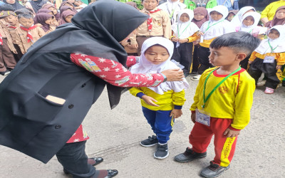 Pendampingan Kegiatan Matsama Oleh Pengawas Madrasah Ibu Erika Rahmawati M.Pd